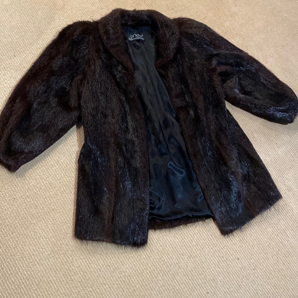 Jindo real fur coat